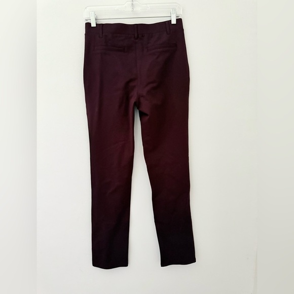 NWT small quince straight leg pants burgundy - Picture 11 of 16